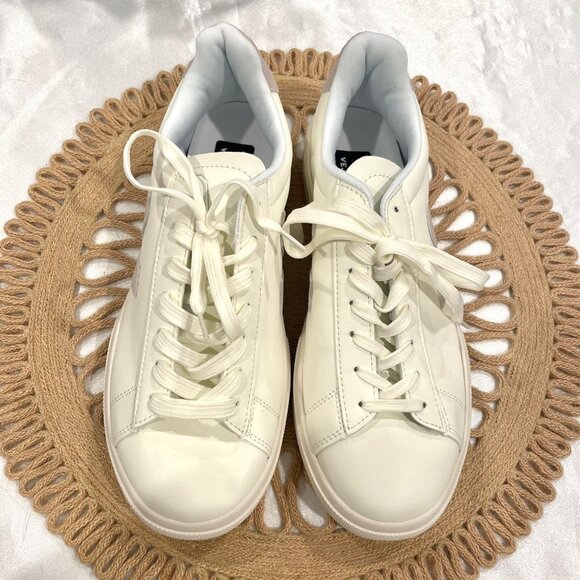 NWOT Veja Campo Leather White Natural Sneakers Size Men's 11 - Picture 3 of 11